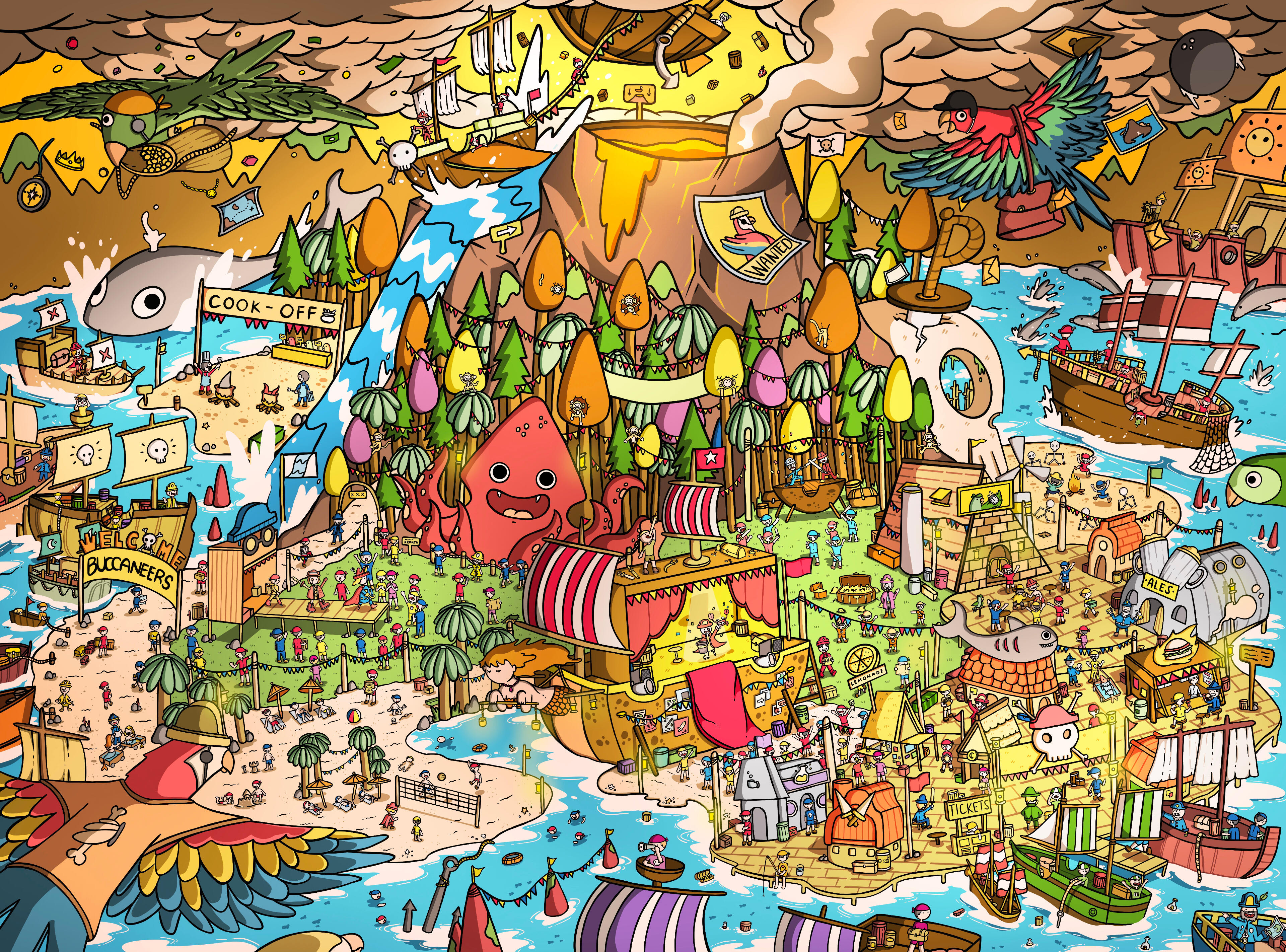 Image may contain: illustration, colossal, egyptian, creature, god, warrior, confrontation, fantasy, art